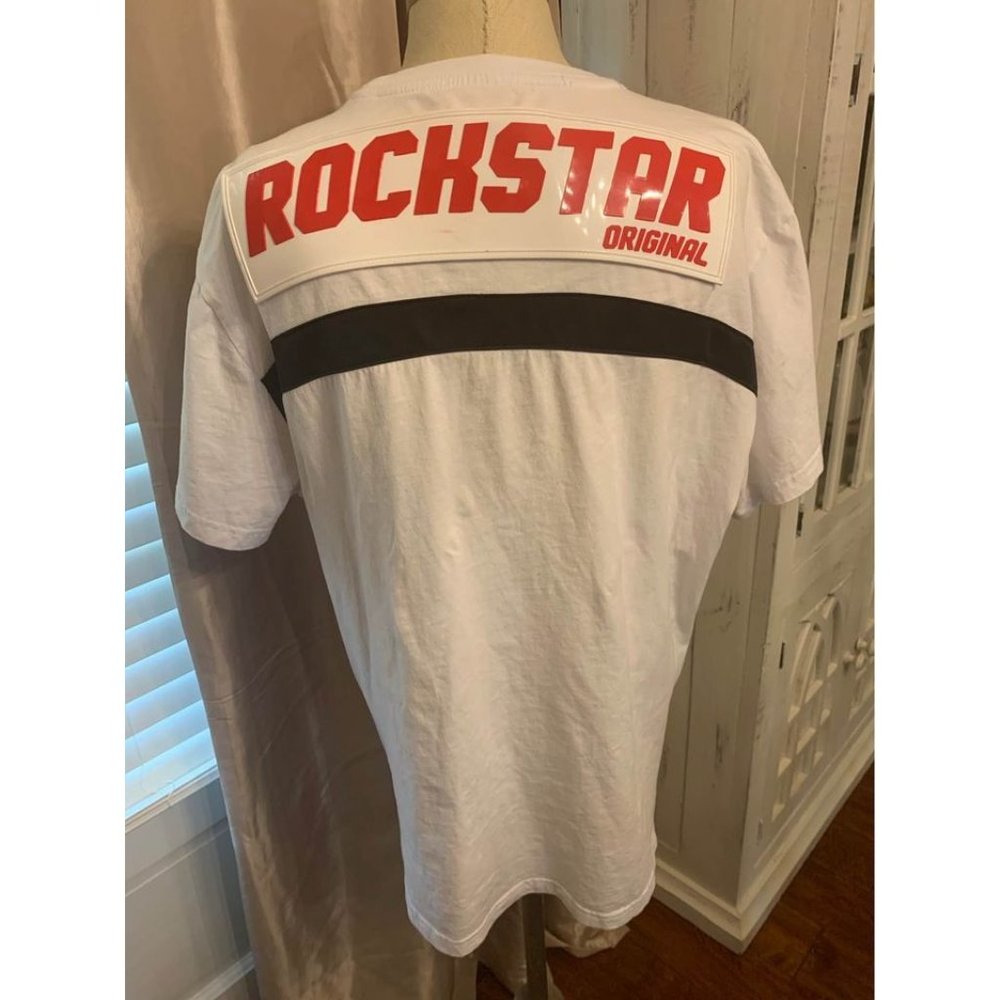 Rockstar original size XXL kids shirt urban street wear clothing (bin DD)